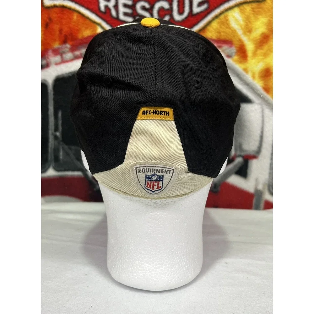 Pittsburgh Steelers Team NFL Hat Cap Black‎ & White One Size Fits All